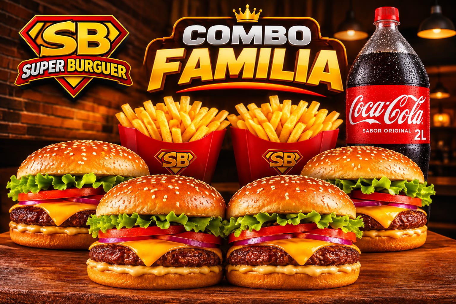 Combos da Super Burguer